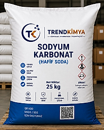 Sodyum Karbonat (Hafif Soda) 25 Kg