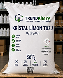 Kristal Limon Tuzu 25 Kg