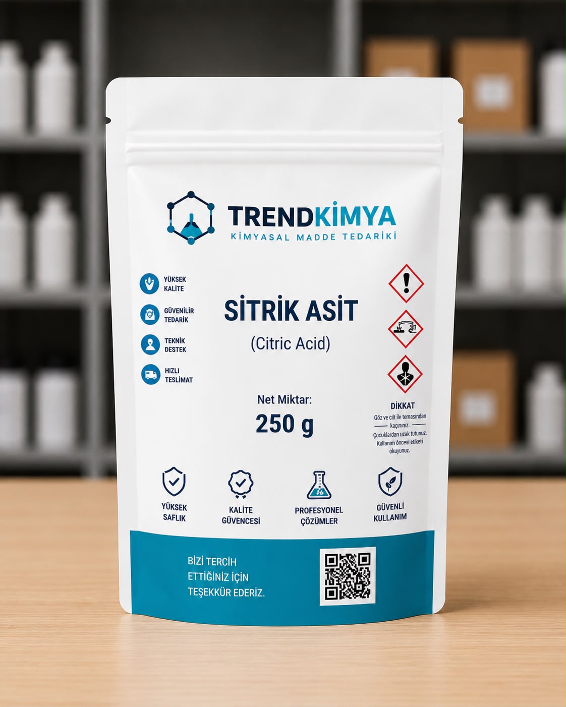 Sitrik Asit 250 Gr