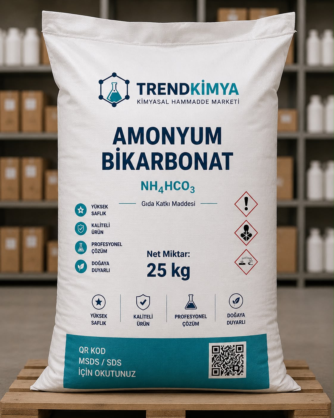 Amonyum Bikarbonat 25 Kg