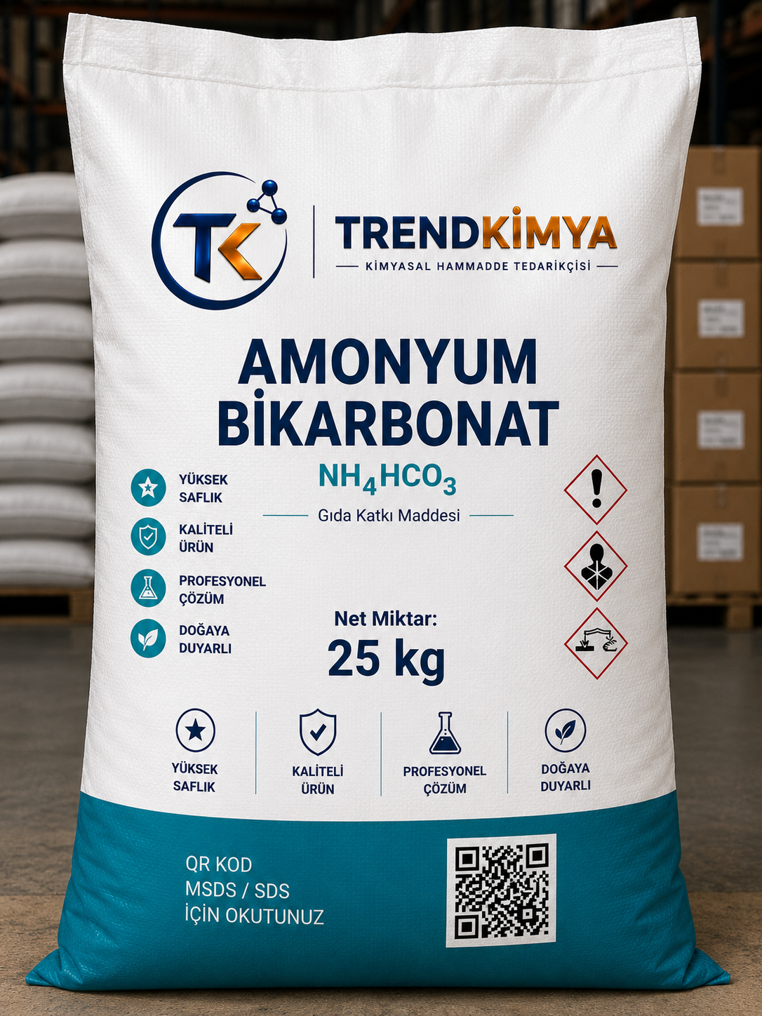 Amonyum Bikarbonat 25 Kg