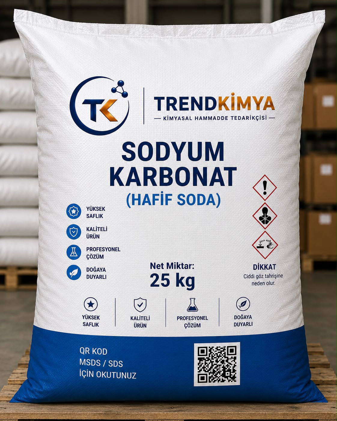 Sodyum Karbonat (Hafif Soda) 25 Kg