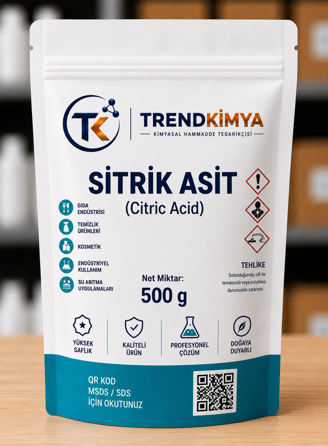 Sitrik Asit 500 Gr