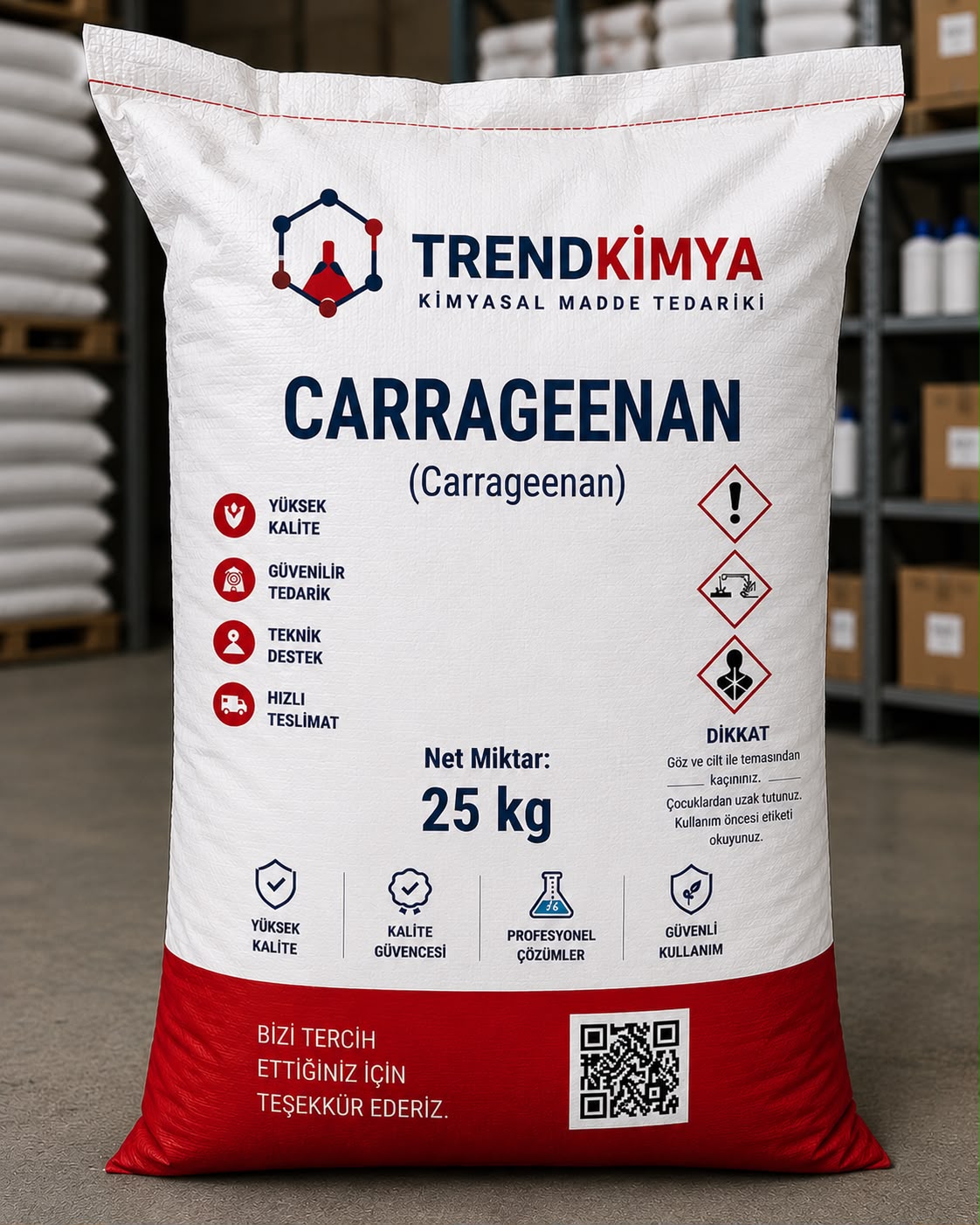 Karragenan (Carrageenan) 25 Kg