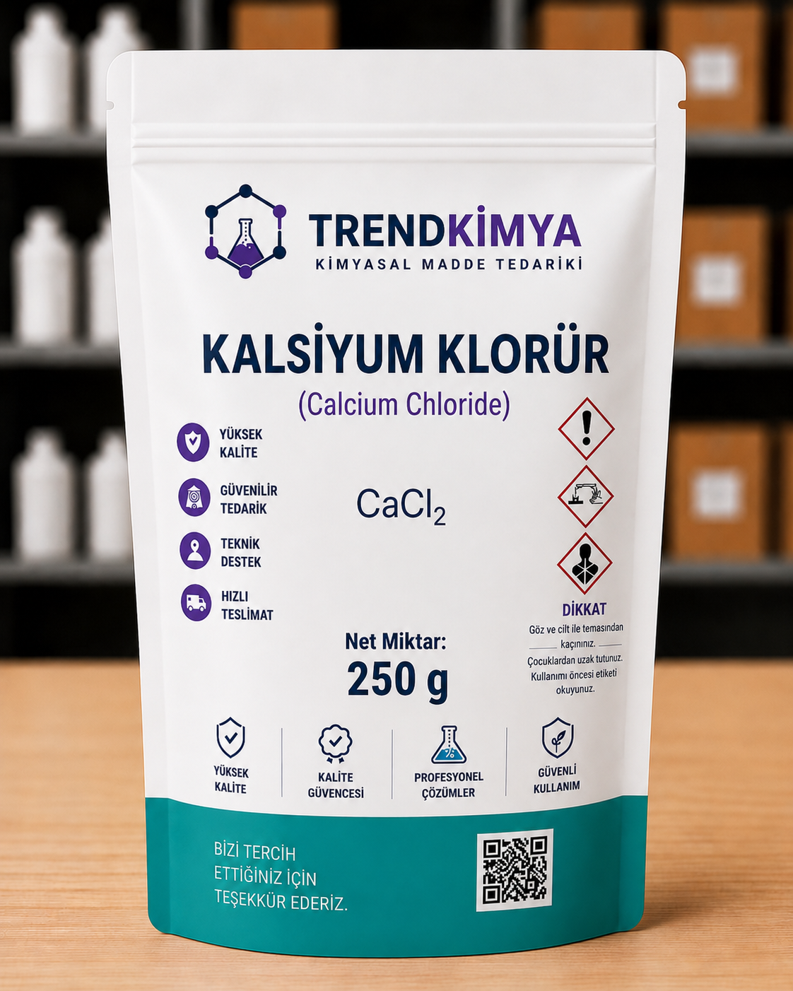 Kalsiyum Klorür 250 Gr
