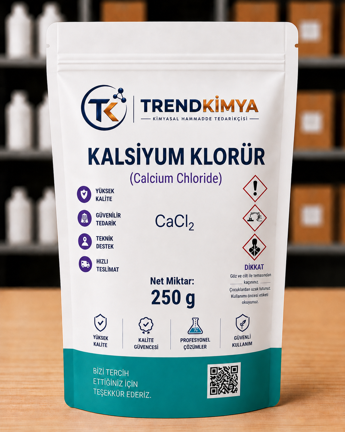 Kalsiyum Klorür 250 Gr