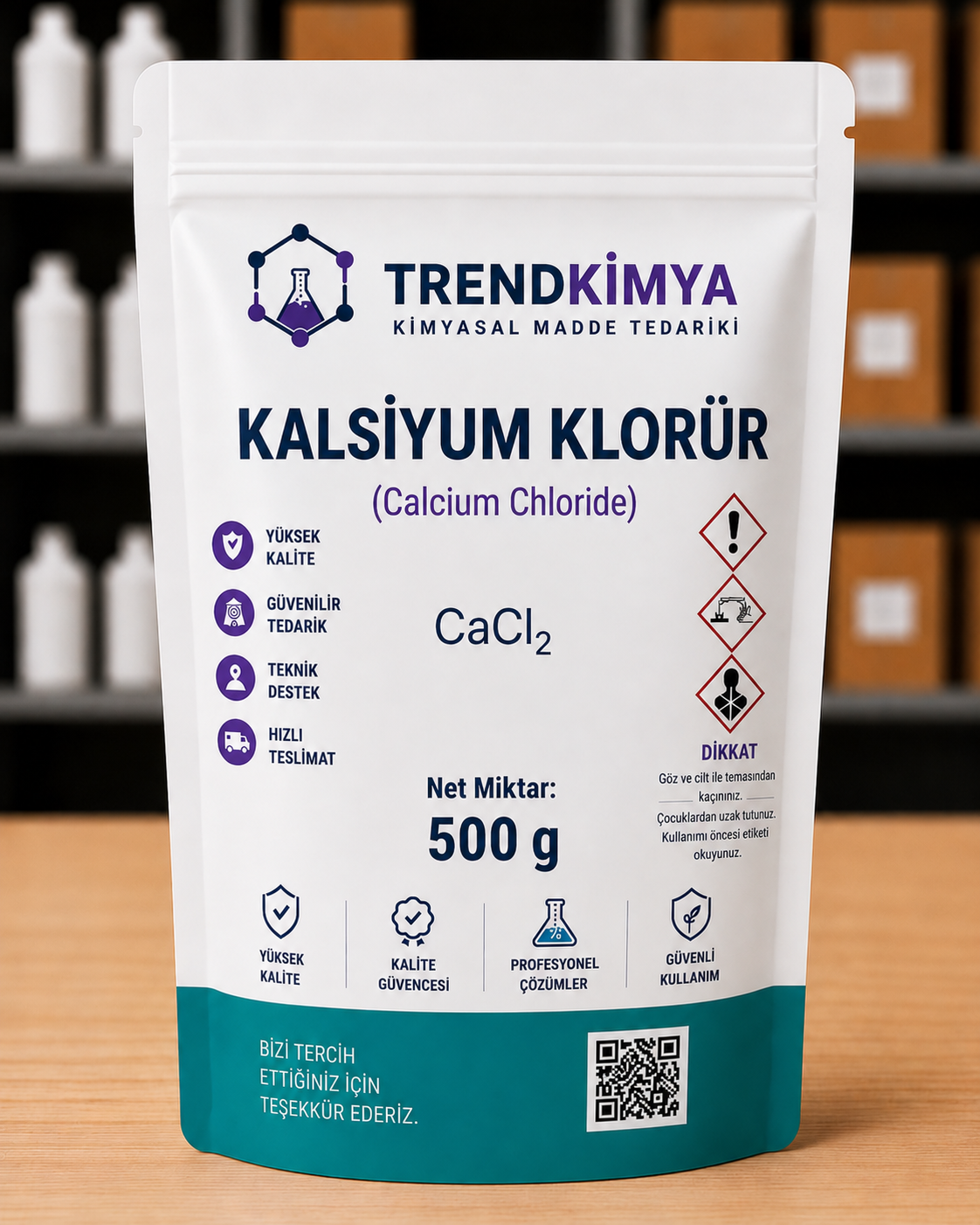 Kalsiyum Klorür 500 Gr