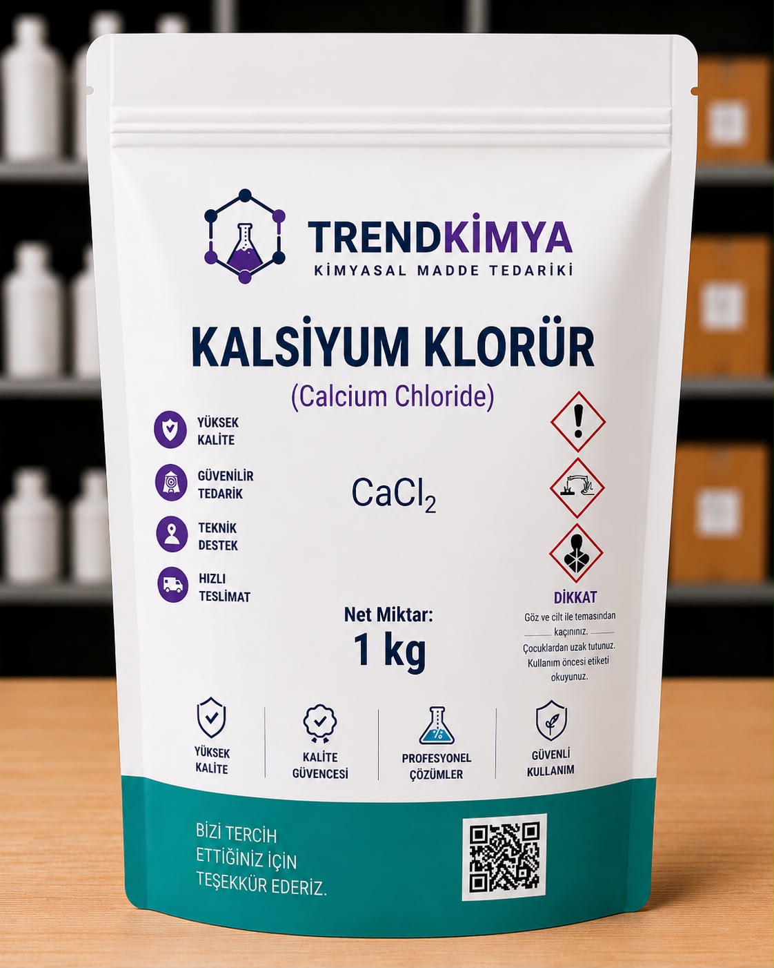 Kalsiyum Klorür 1 Kg