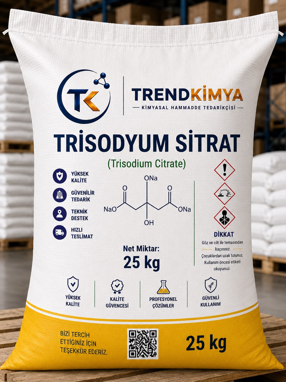Tri Sodyum Sitrat 25 Kg