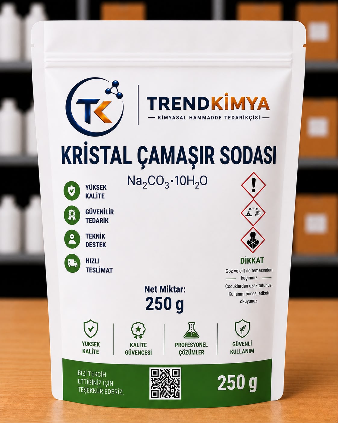 Kristal Çamaşır Sodası 250 Gr