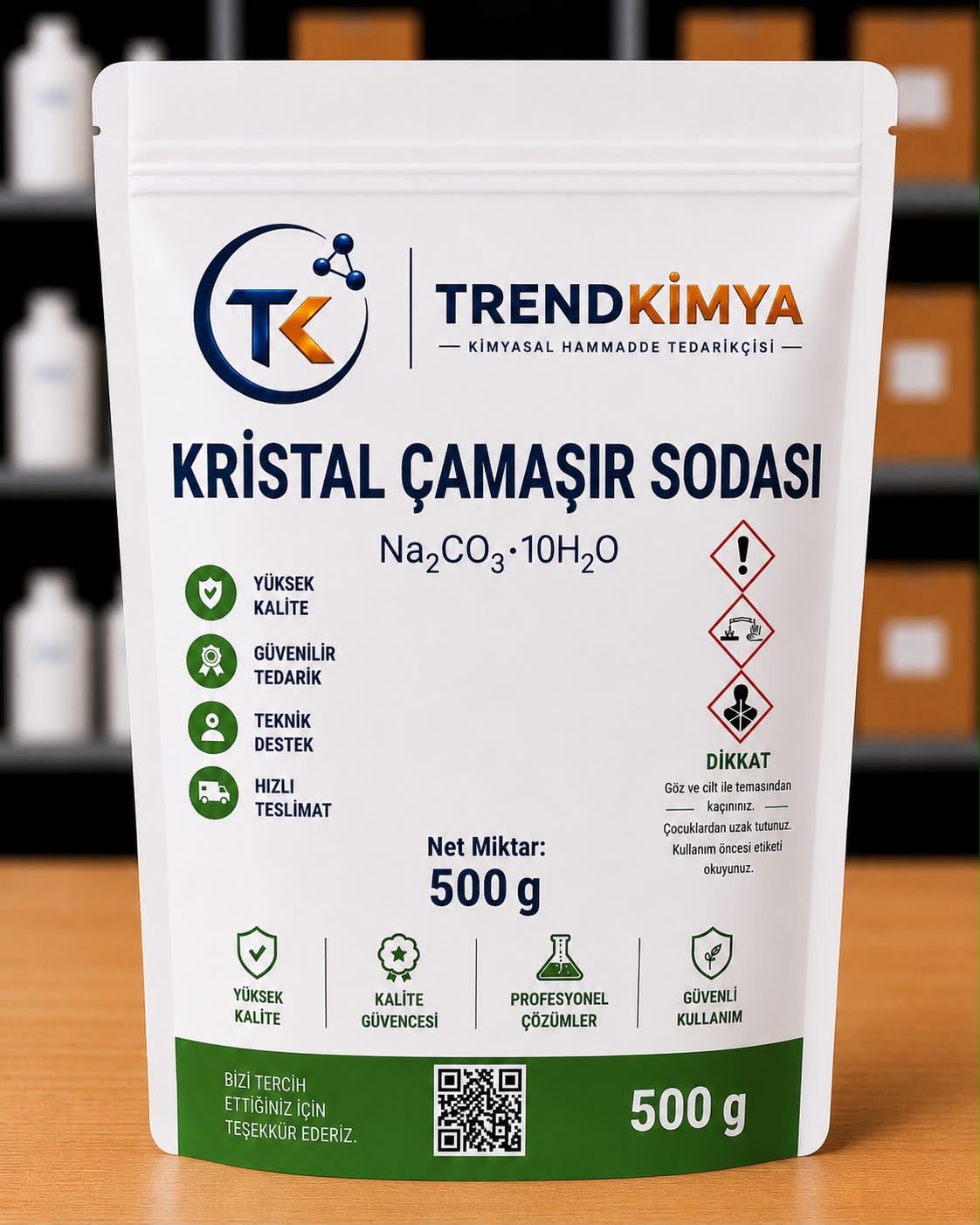 Kristal Çamaşır Sodası 500 Gr