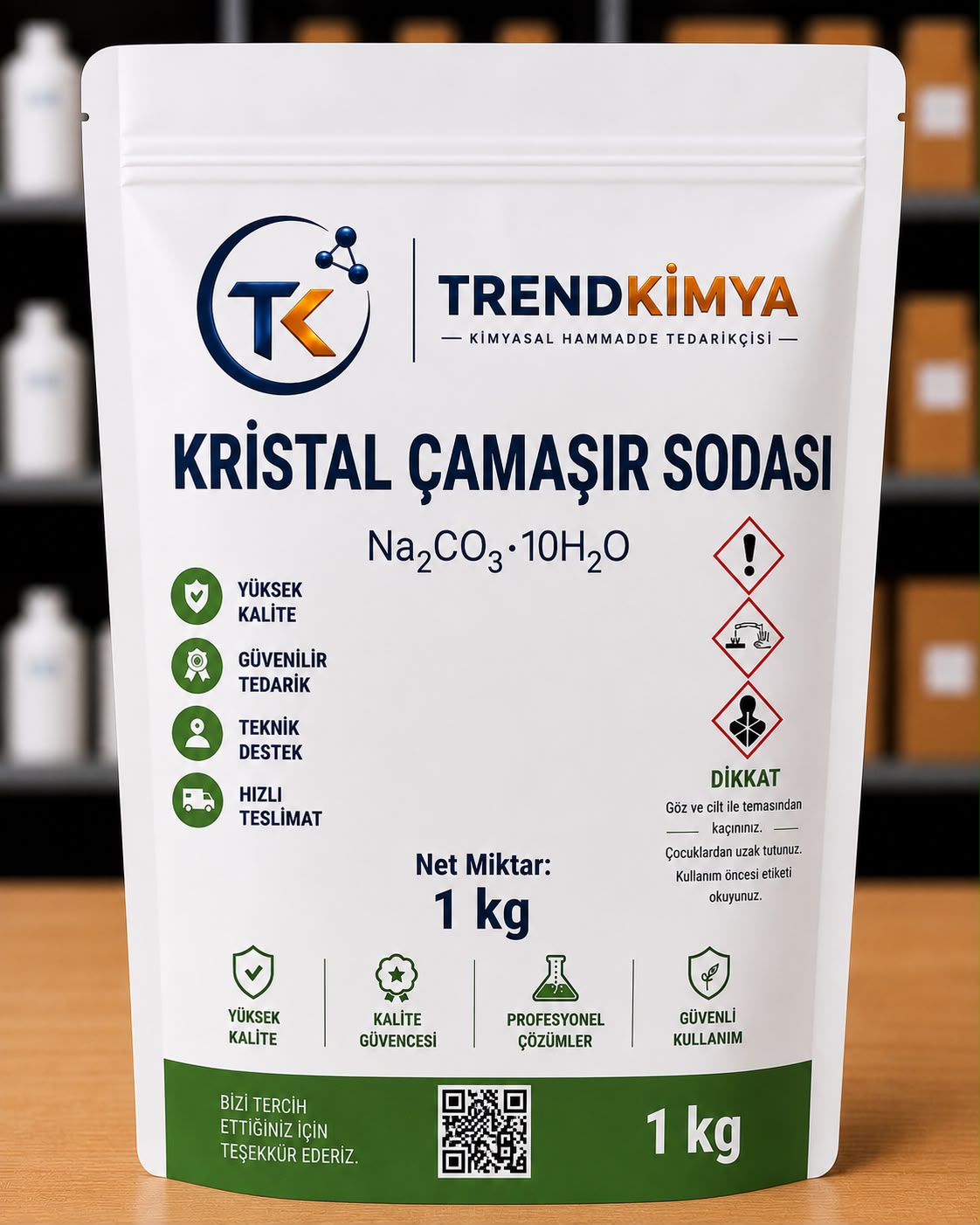 Kristal Çamaşır Sodası 1 Kg