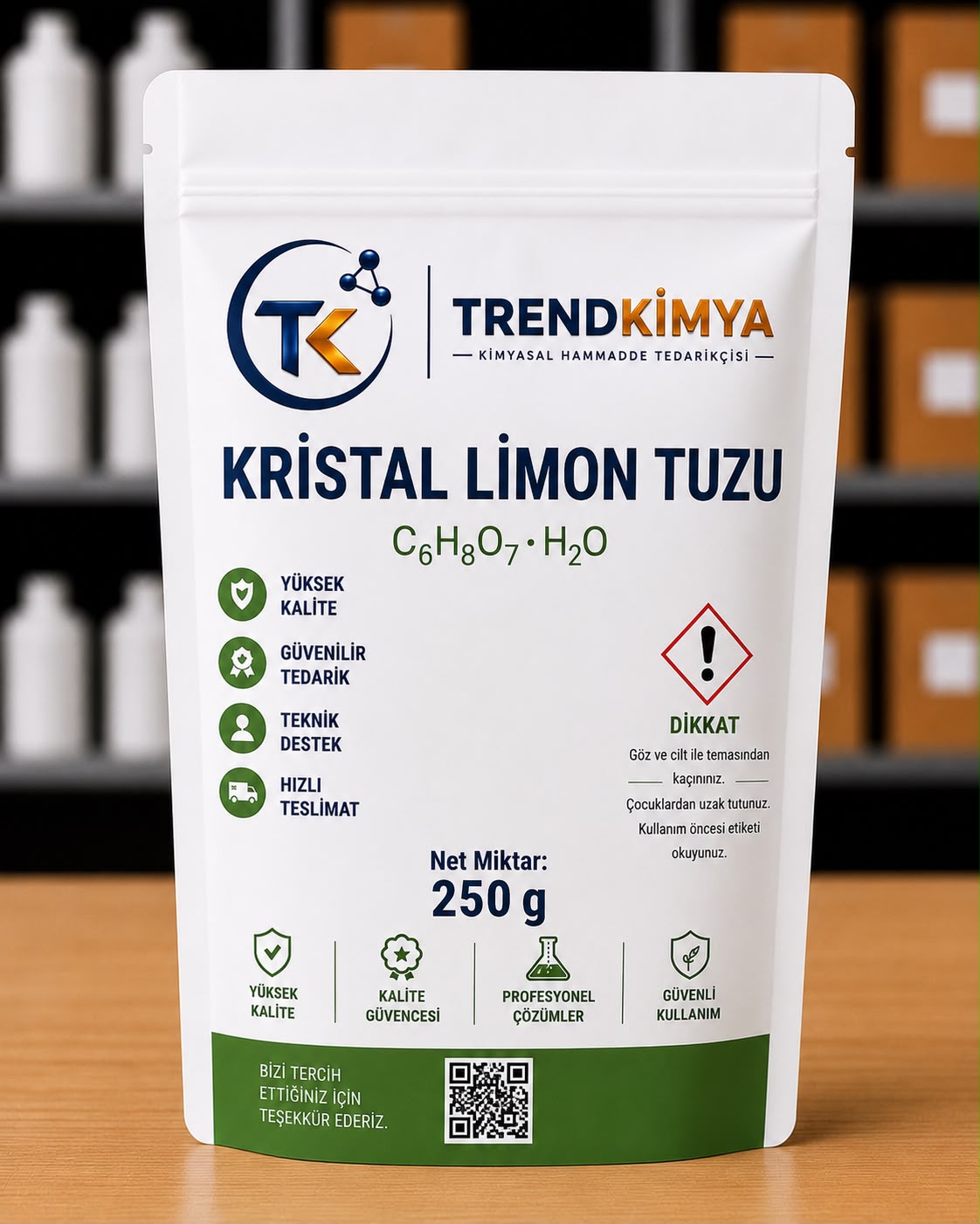 Kristal Limon Tuzu 250 gr