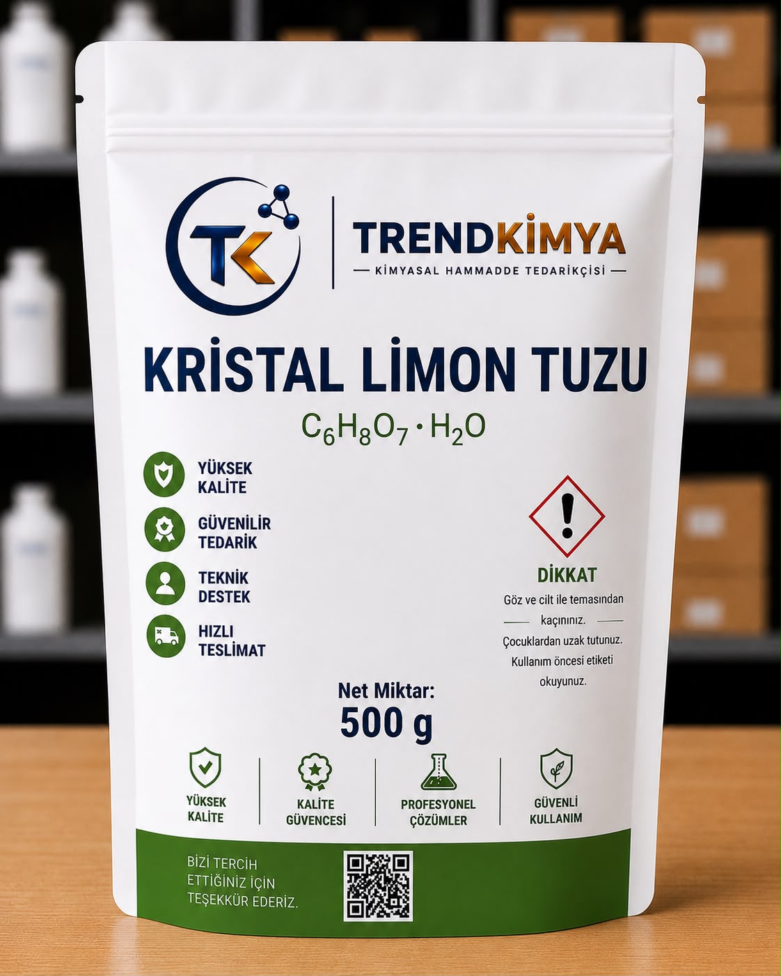 Kristal Limon Tuzu 500 Gr