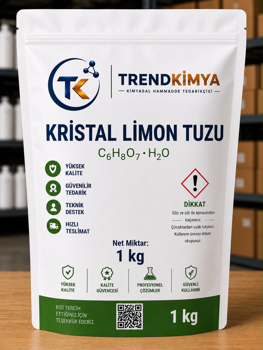 Kristal Limon Tuzu 1 Kg
