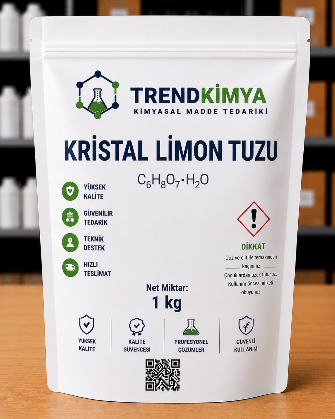 Kristal Limon Tuzu 1 Kg