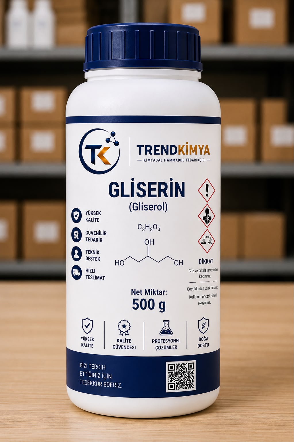 Gliserin (Gliserol) 500 Ml