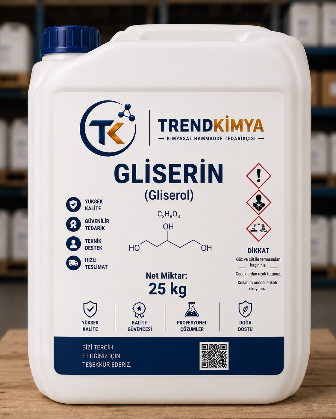 Gliserin (Gliserol) 25 Kg