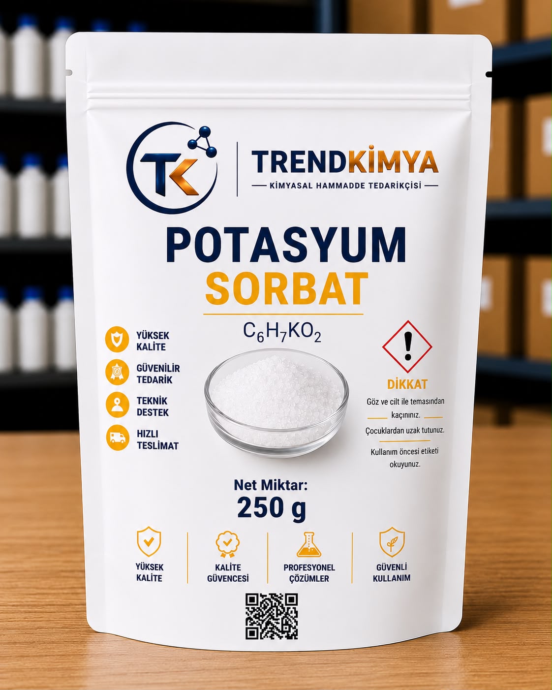 Potasyum Sorbat 250 Gr