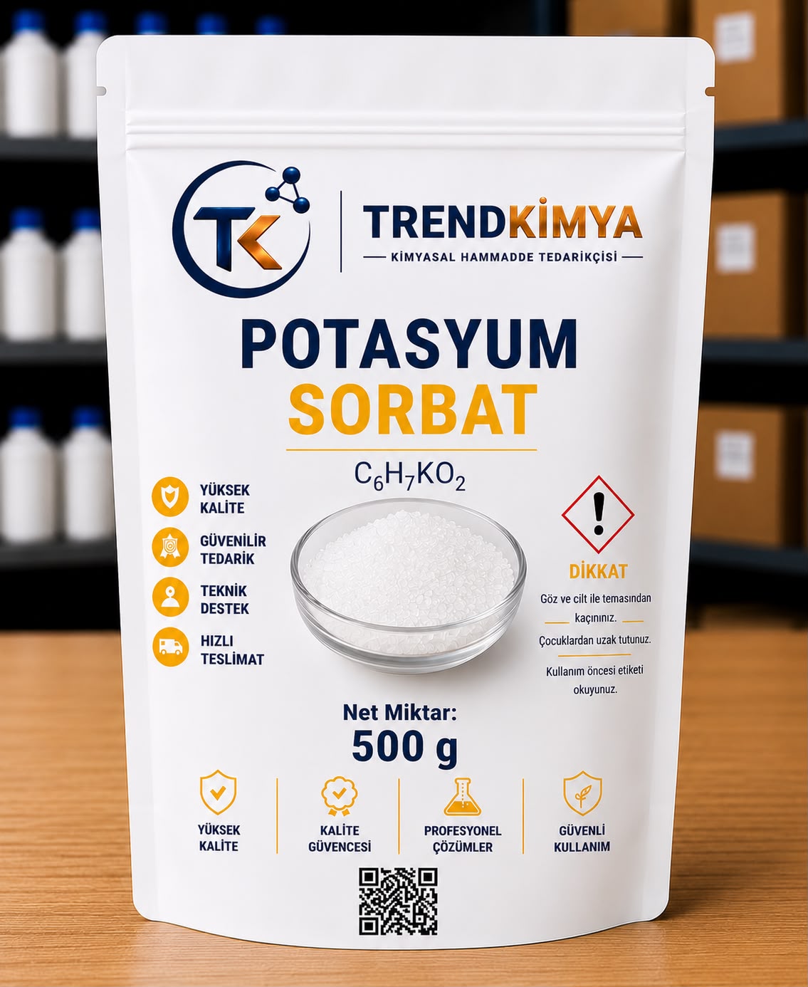 Potasyum Sorbat 500 Gr