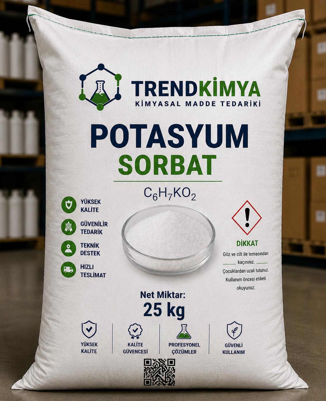 Potasyum Sorbat 1 Kg