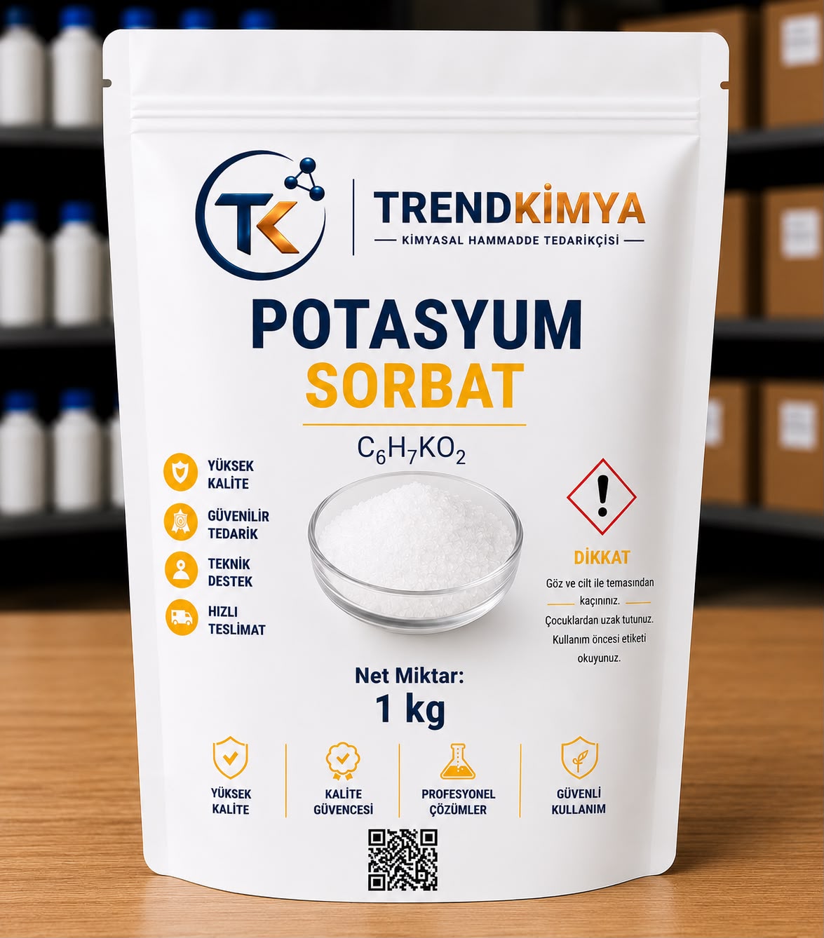 Potasyum Sorbat 1 Kg