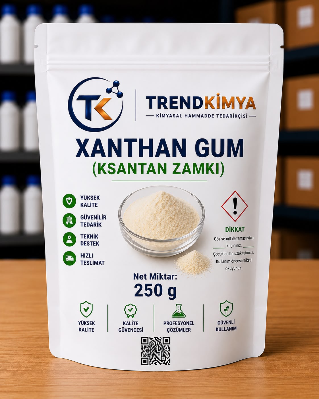 Xanthan gum (Ksantan zamkı) 250 Gr