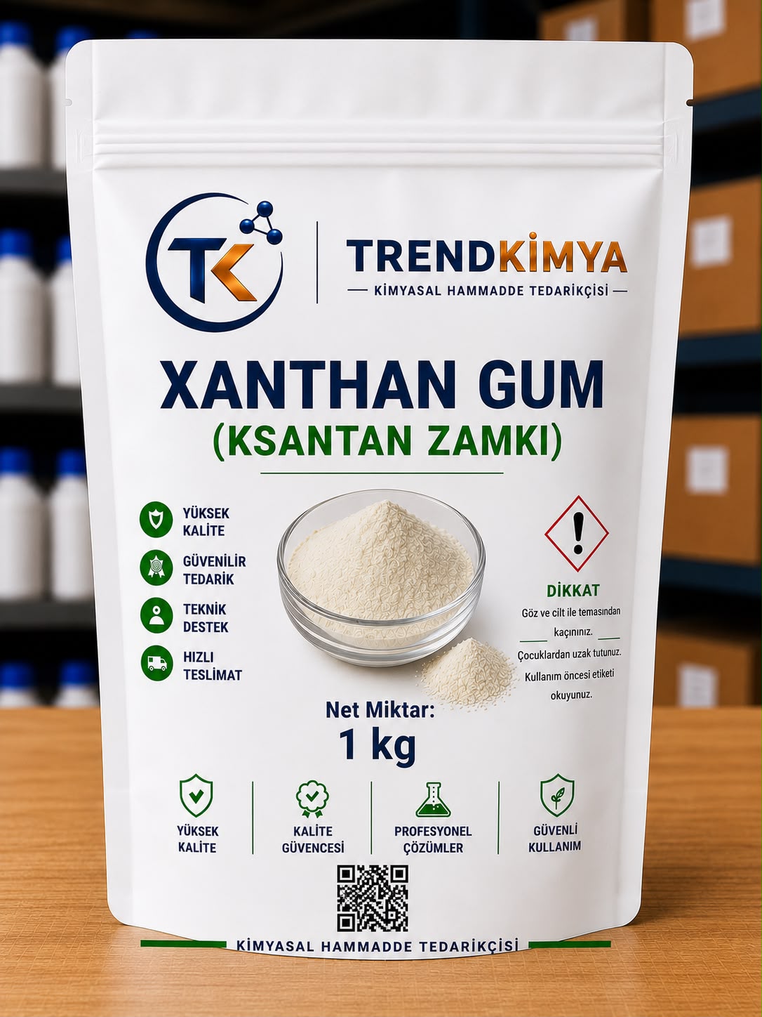 Xanthan gum (Ksantan zamkı) 1 Kg