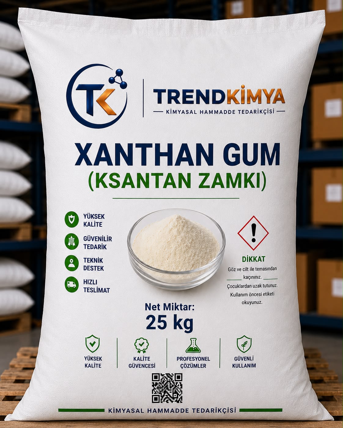 Xanthan gum (Ksantan zamkı) 25 Kg