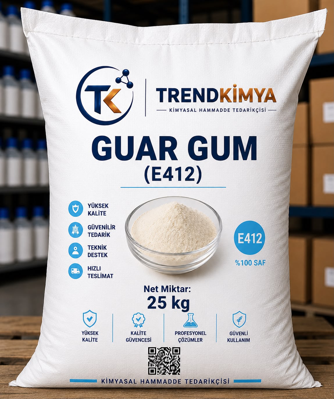 Guar Gum (E412) 25 Kg