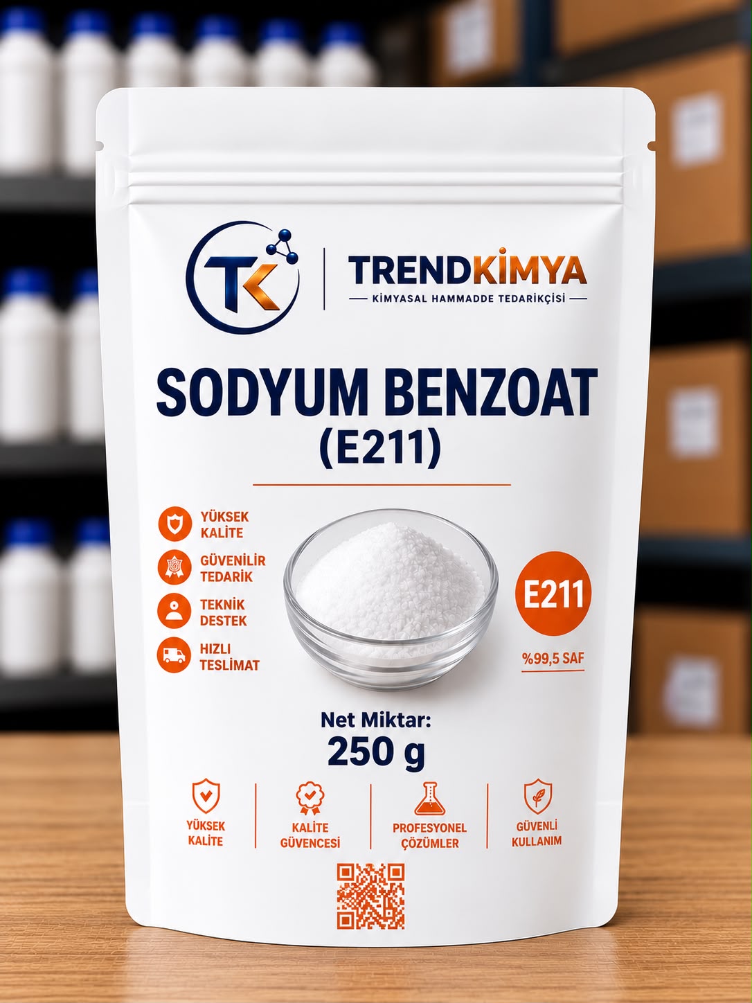 Sodyum Benzoat 250 Gr