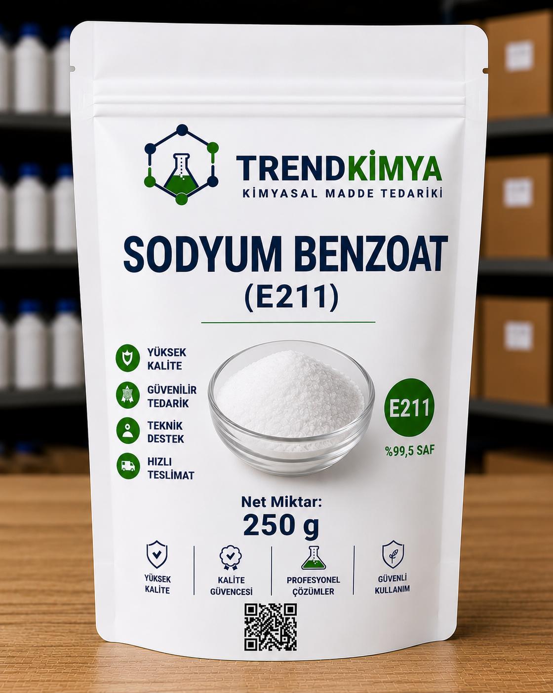Sodyum Benzoat 250 Gr