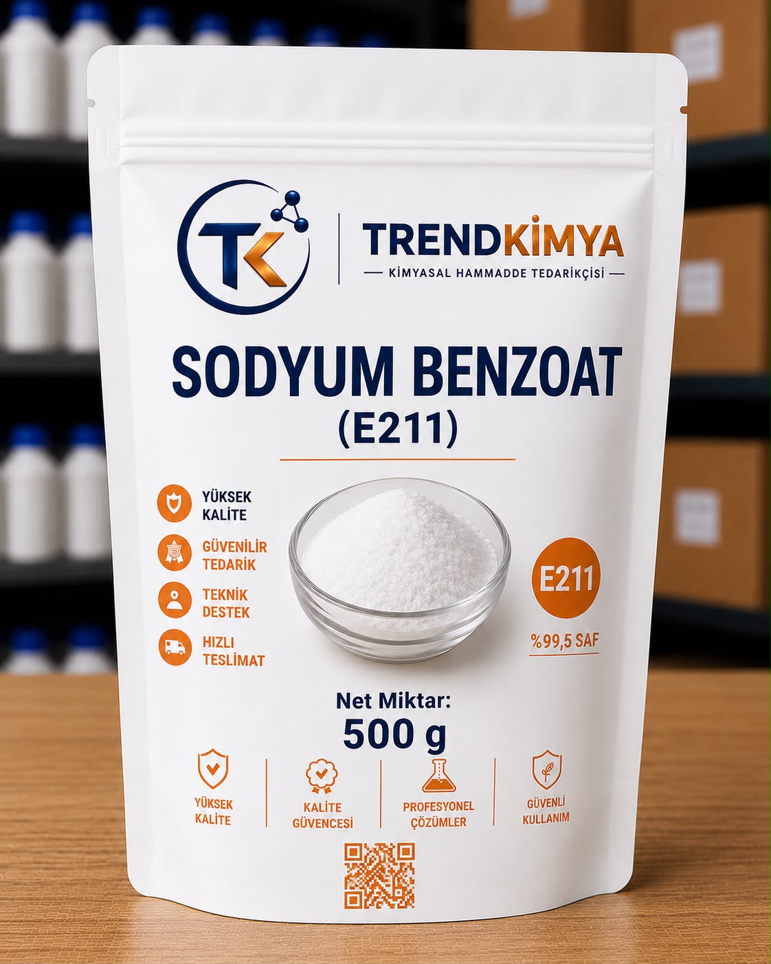 Sodyum Benzoat 500 Gr