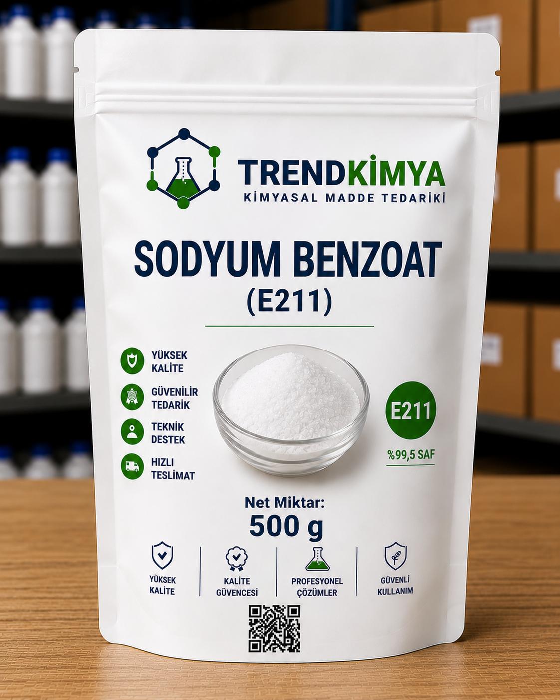 Sodyum Benzoat 500 Gr