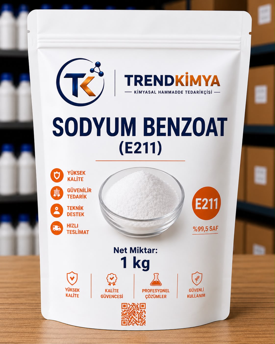 Sodyum Benzoat 1 Kg