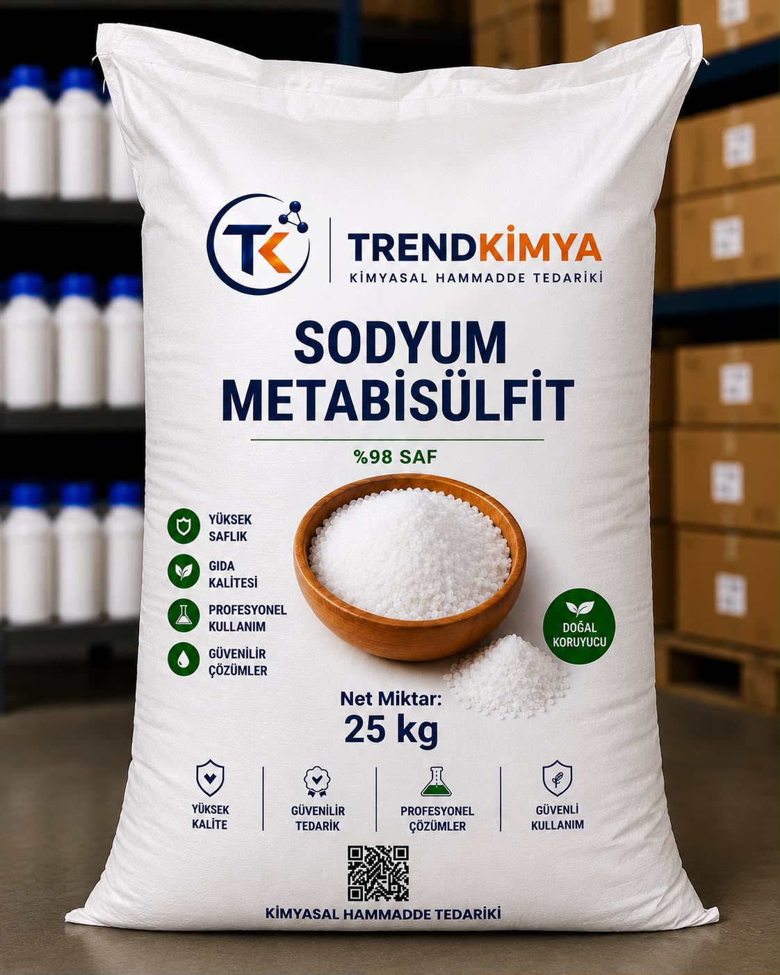 Sodyum Metabisülfit 25 Kg