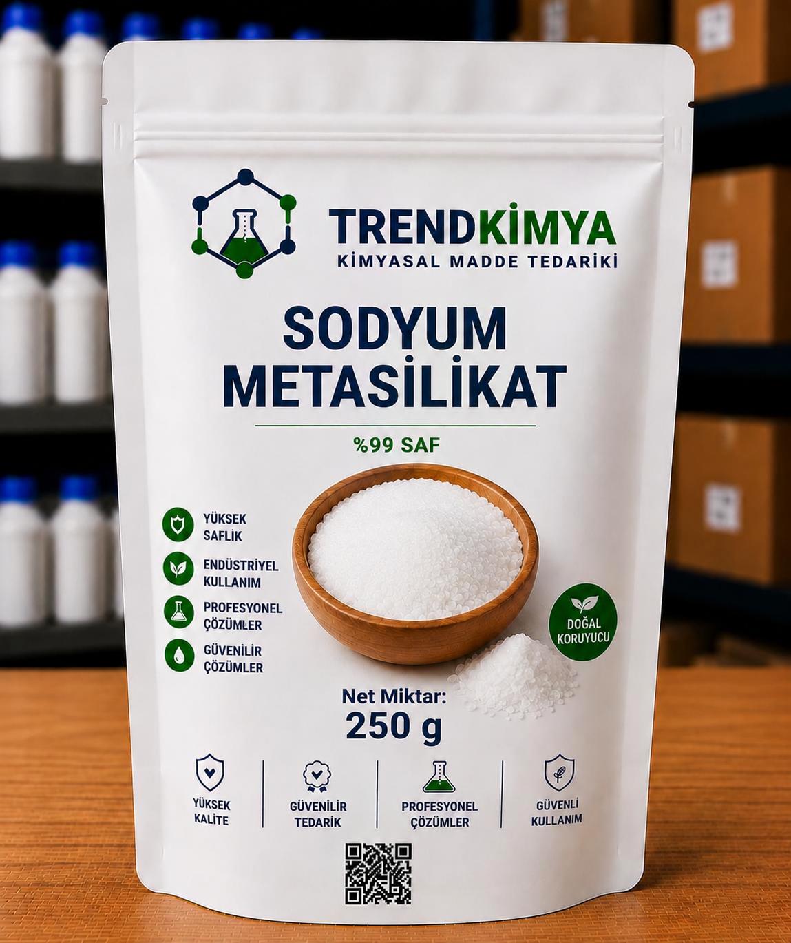 Sodyum metasilikat 250 Gr