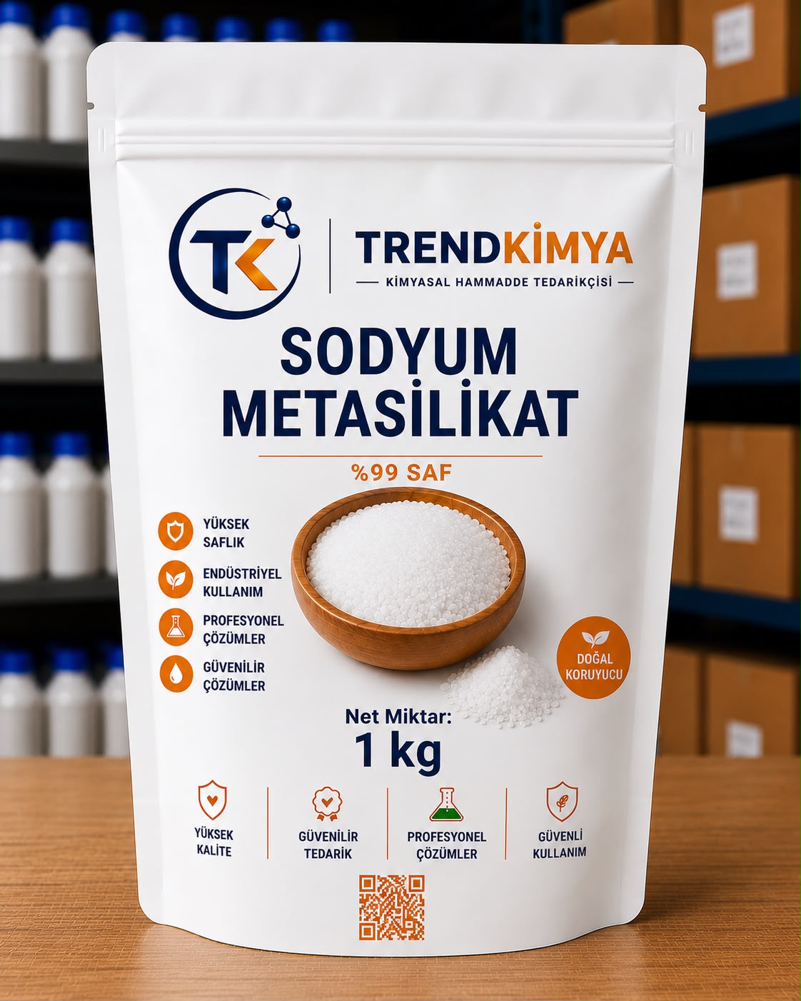 Sodyum metasilikat 1 Kg